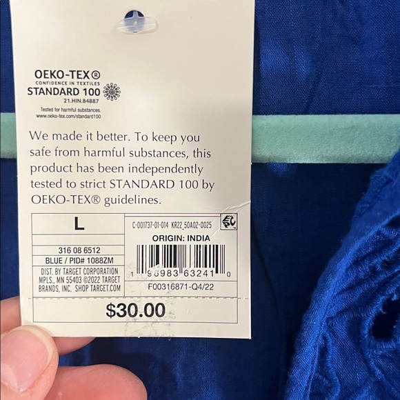 Knox Rose Women's Royal Blue Blouse - Picture 3 of 6